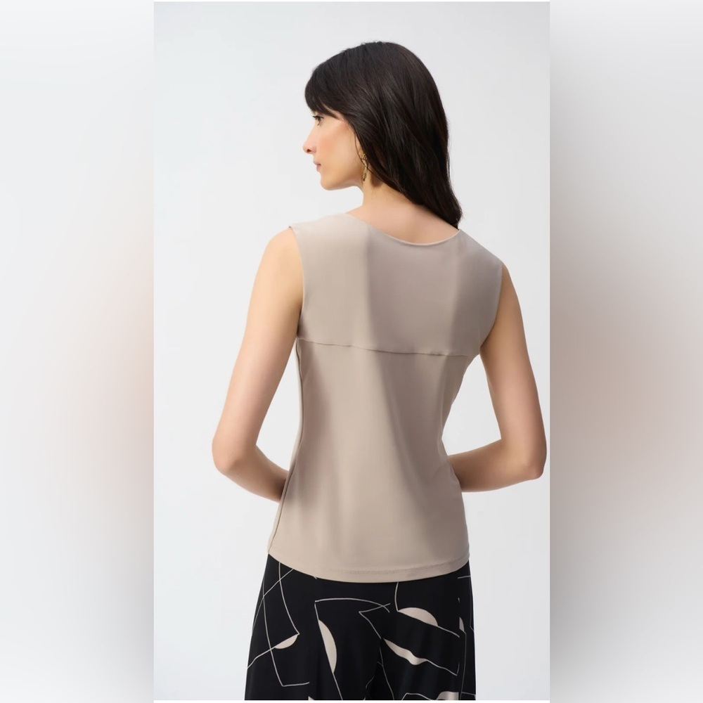 NWT- Joseph Ribkoff- Elegant Java Square Neck Camisole Top - Picture 2 of 4